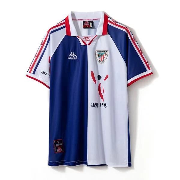 Camiseta de fútbol Athletic Club 1997/98 VISITANTE MANGA CORTA VERSION FAN